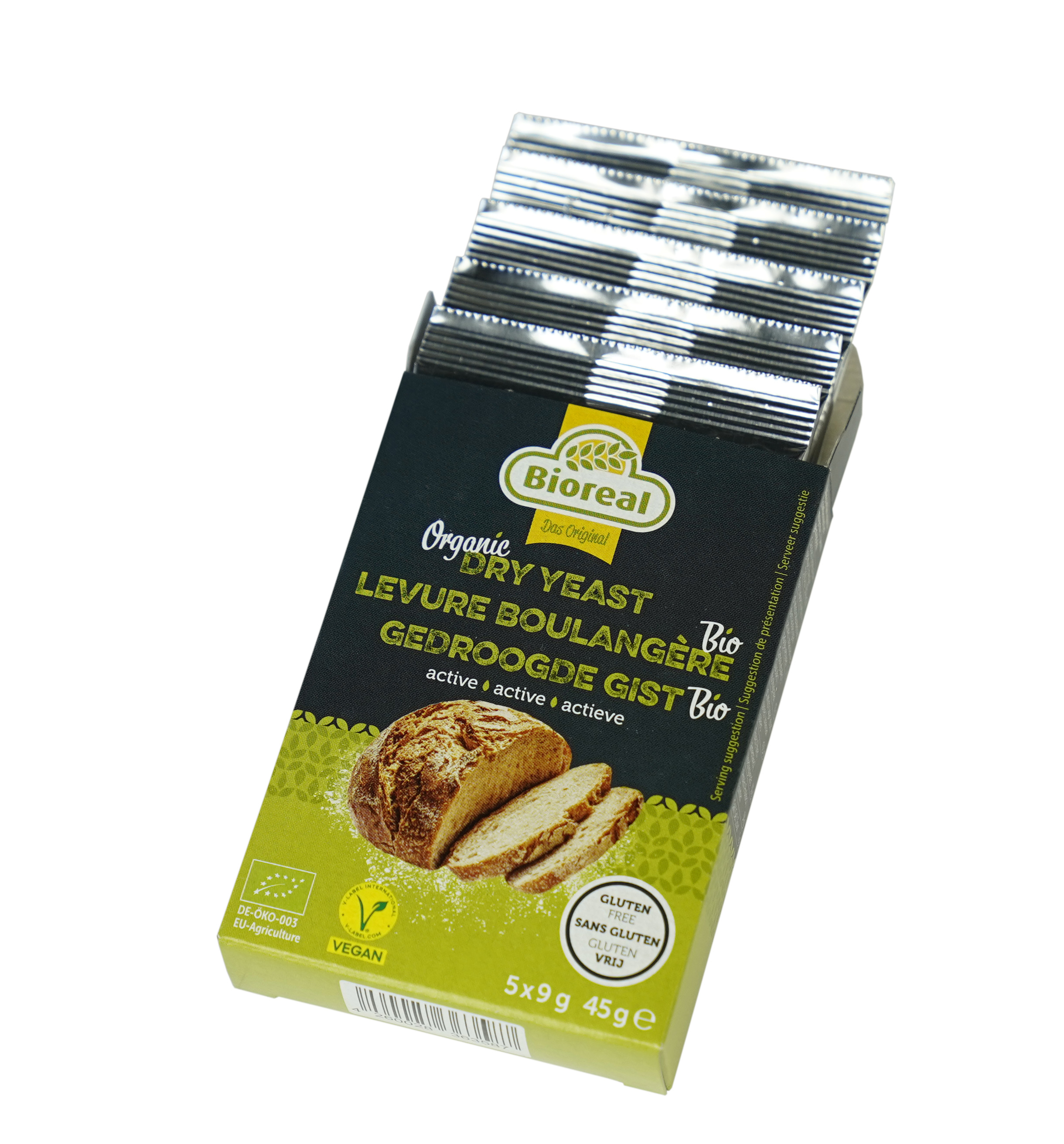 Organic Active Dry Yeast 5x9g