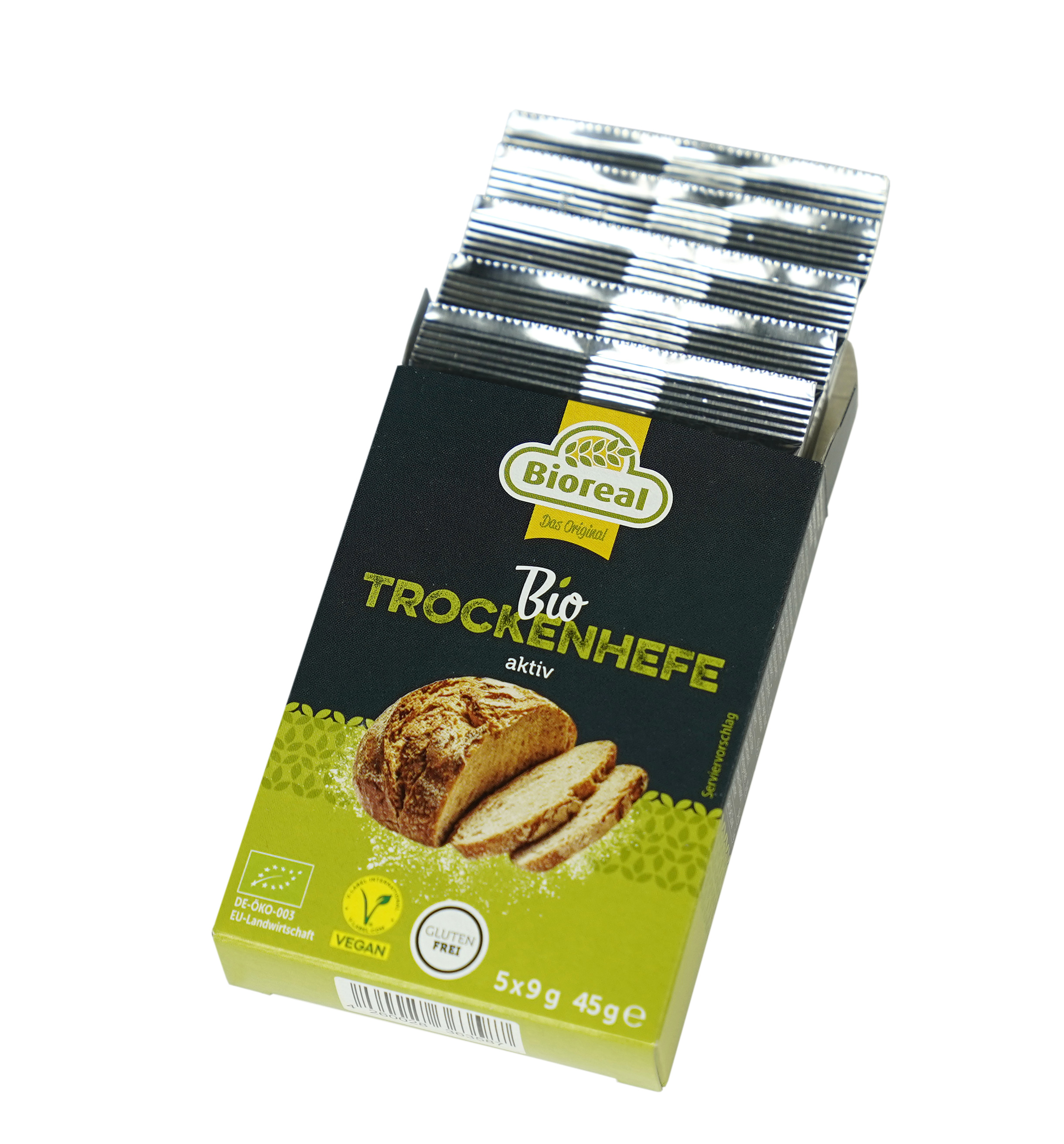 Aktive Bio-Trockenhefe AF glutenfrei 5x9g